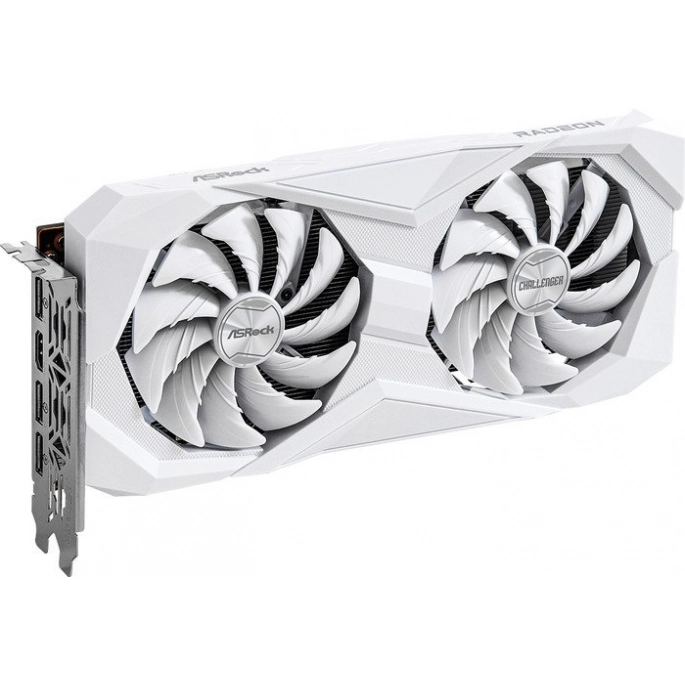 Видеокарта ASRock Radeon RX 6600 Challenger White 8GB RX6600 CLW 8G. Фото 1