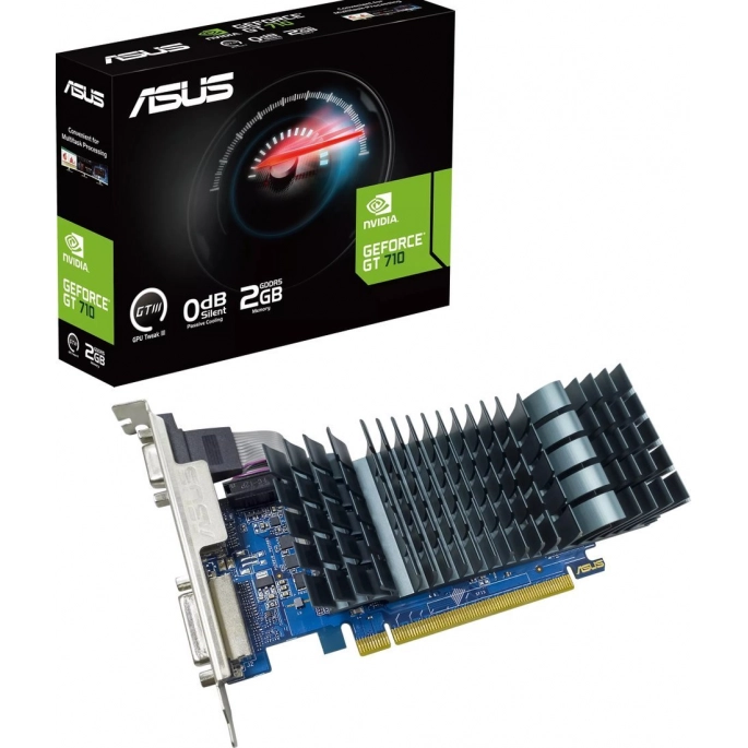 Видеокарта ASUS GeForce GT 710 2GB GDDR5 EVO GT710-SL-2GD5-BRK-EVO. Фото 4