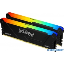 Оперативная память Kingston FURY Beast RGB 2x32ГБ DDR4 2666 МГц KF426C16BB2AK2/64