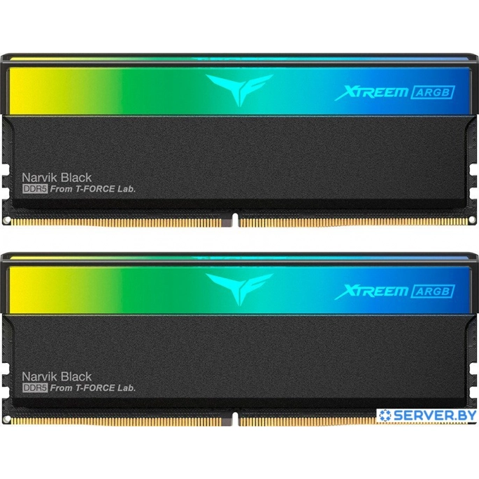 Оперативная память Team T-Force Xtreem ARGB 2x16ГБ DDR5 6400 МГц FF9D532G6400HC32ADC01. Фото 1