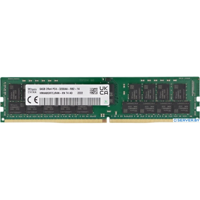 Оперативная память Hynix 64ГБ DDR4 3200 МГц HMAA8GR7CJR4N-XN. Фото 1