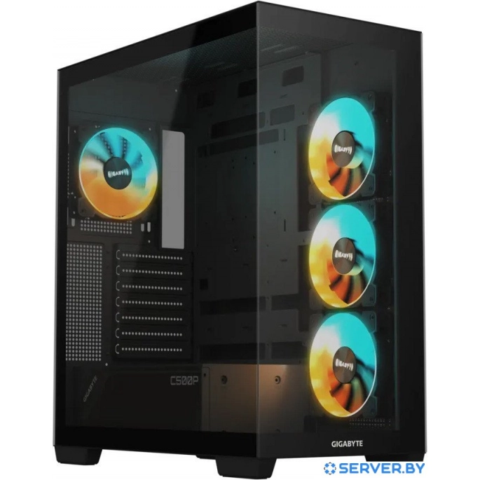 Корпус Gigabyte C500 Panoramic Stealth (черный). Фото 1