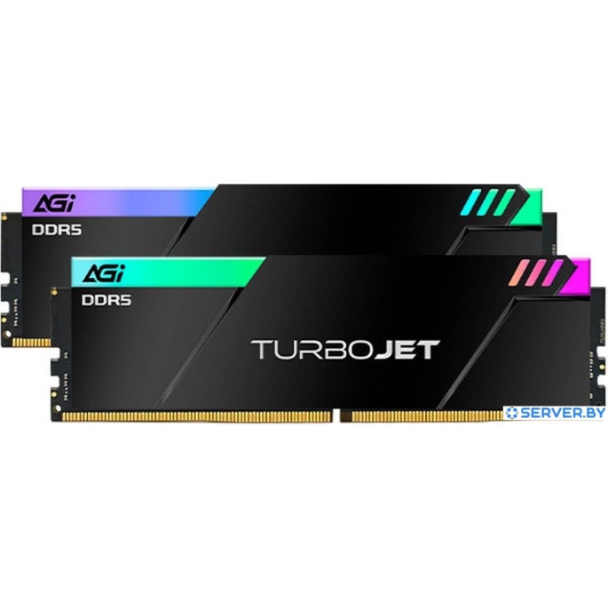 Оперативная память AGI Turbojet RGB 2x16ГБ DDR5 7600 МГц AGI7CPC16UD858. Фото 1