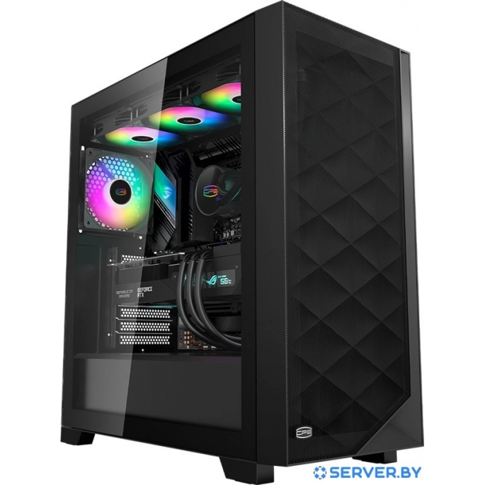 Корпус PCCooler C3D510 ARGB (черный). Фото 1