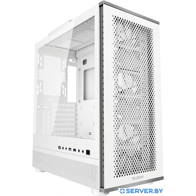 Корпус PCCooler ME200 Mesh (белый). Фото 1