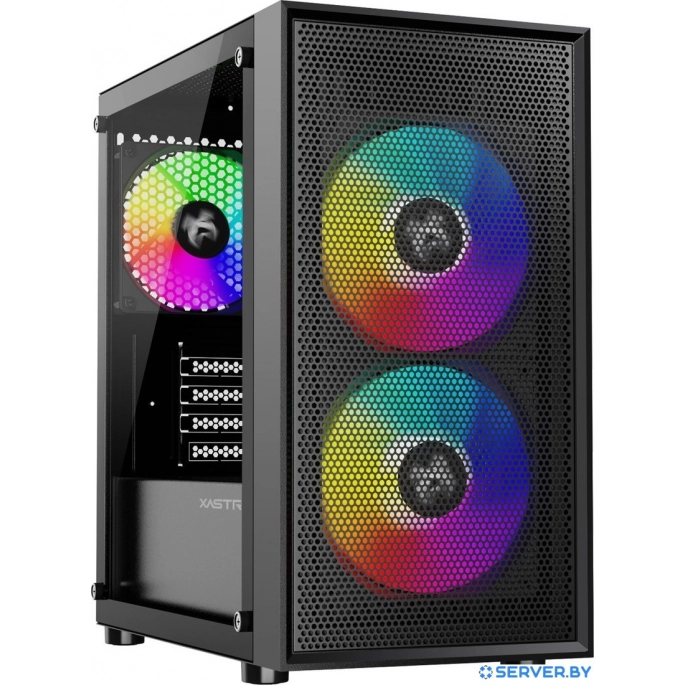 Корпус XASTRA A305M 3FRGB (черный). Фото 3