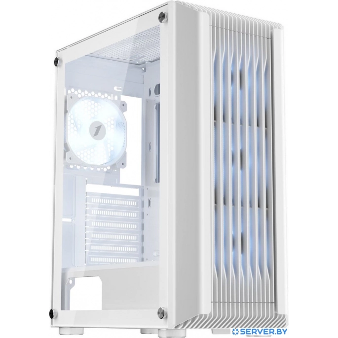 Корпус 1stPlayer Bullet Hunter H6 ARGB (белый). Фото 1