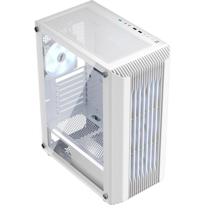 Корпус 1stPlayer Bullet Hunter H6 ARGB (белый). Фото 2