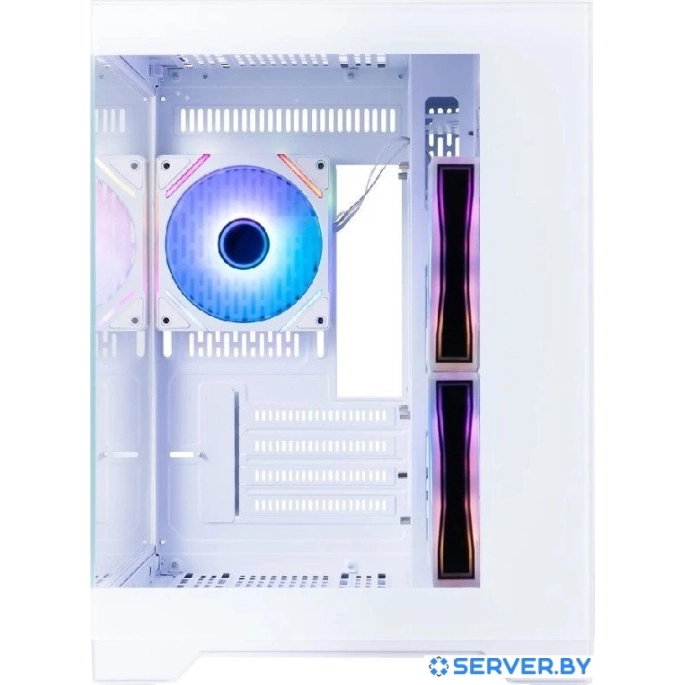 Корпус 1stPlayer Megaview MV6-TP ARGB (белый). Фото 2