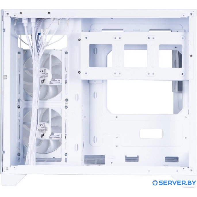 Корпус 1stPlayer Megaview MV6-TP ARGB (белый). Фото 5