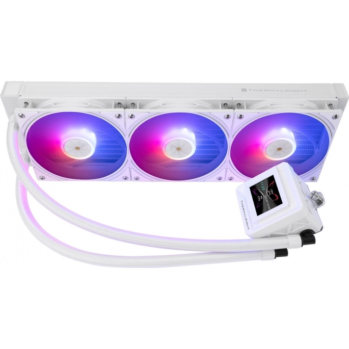 Система жидкостного охлаждения для процессора Thermalright Frozen Warframe 360 SE ARGB (белый). Фото 4