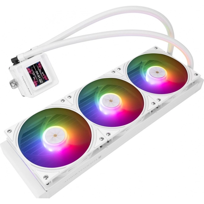 Система жидкостного охлаждения для процессора Thermalright Frozen Warframe 360 SE ARGB (белый). Фото 5