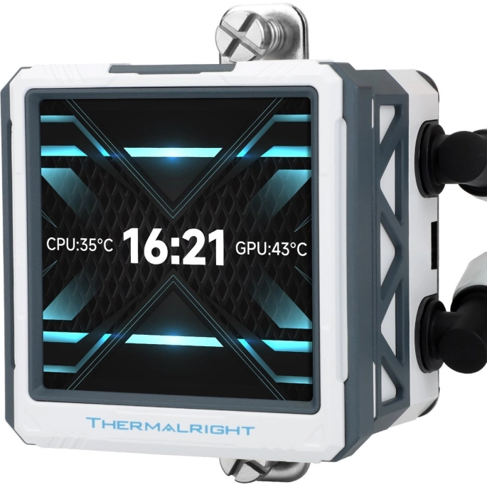 Система жидкостного охлаждения для процессора Thermalright Warframe 360 Ultra ARGB (белый). Фото 2