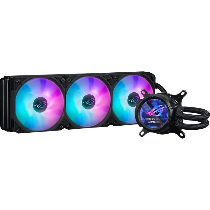Система жидкостного охлаждения для процессора ASUS ROG Strix LC III 360 ARGB LCD. Фото1