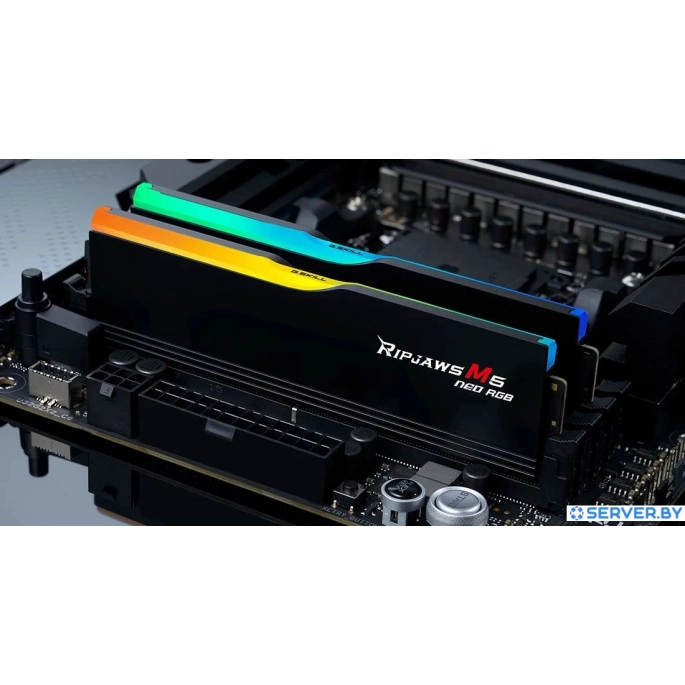 Оперативная память G.Skill Ripjaws M5 Neo RGB 2x32ГБ DDR5 6000 МГц F5-6000J3040G32GX2-RM5NRK. Фото 4