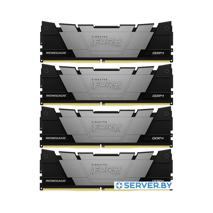Оперативная память Kingston FURY Renegade 4x16ГБ DDR4 3600 МГц KF436C16RB12K4/64. Фото 2