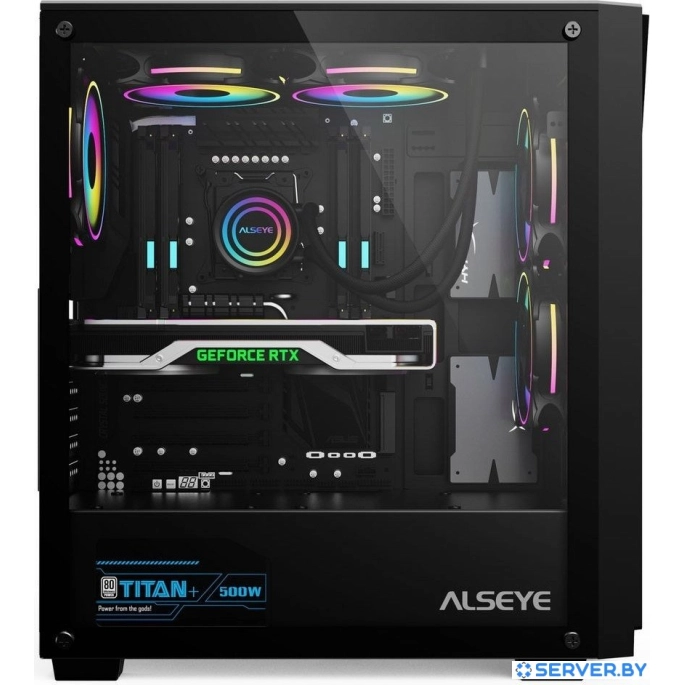 Корпус ALSEYE X3 (черный). Фото 5