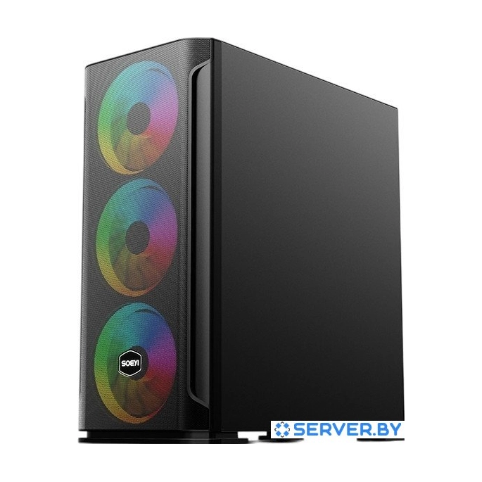 Корпус Soeyi AX1-B10 Tempered Glass. Фото2
