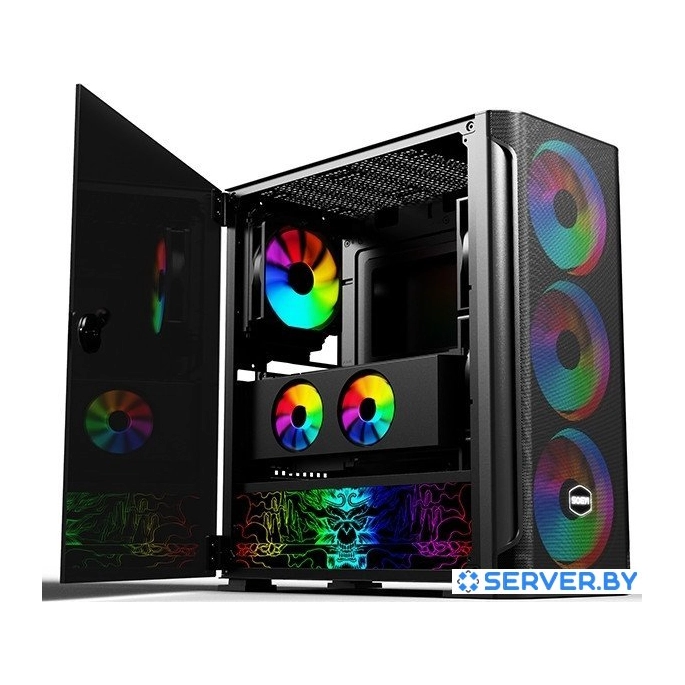 Корпус Soeyi AX1-B10 Tempered Glass. Фото5