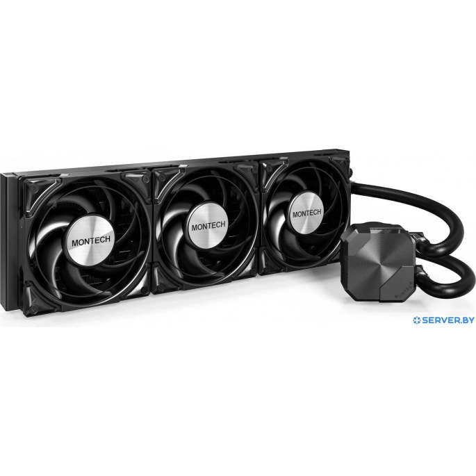 Система жидкостного охлаждения для процессора Montech HyperFlow Silent 360 (черный). Фото1