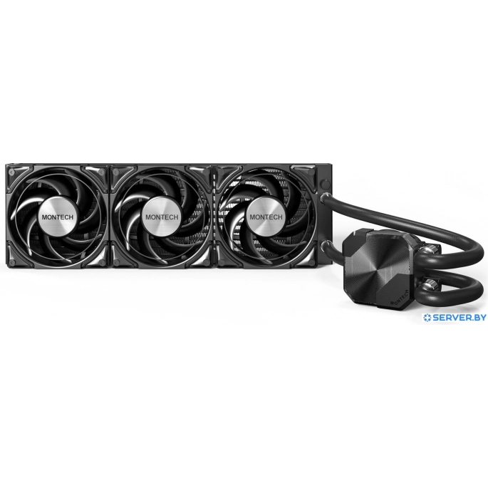 Система жидкостного охлаждения для процессора Montech HyperFlow Silent 360 (черный). Фото2