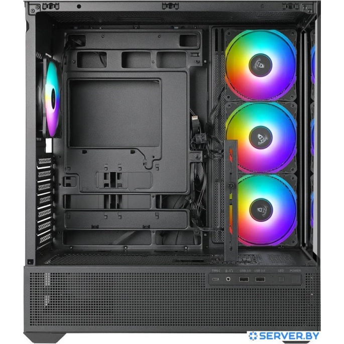 Корпус AZZA Tiara (черный). Фото 4