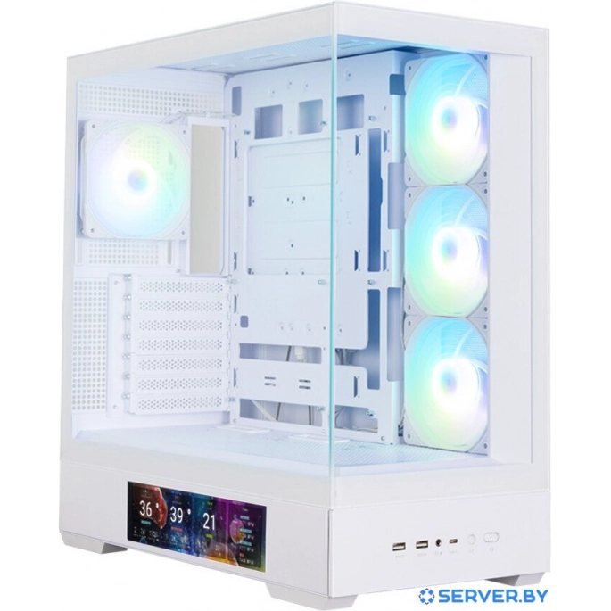 Корпус Zalman P40 DS (белый). Фото 1