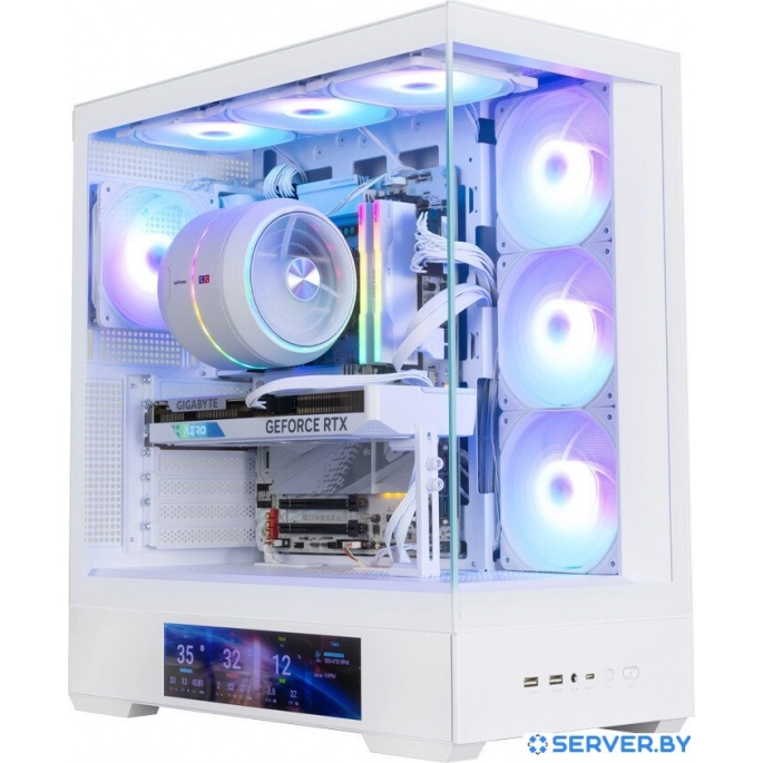 Корпус Zalman P40 DS (белый). Фото 4