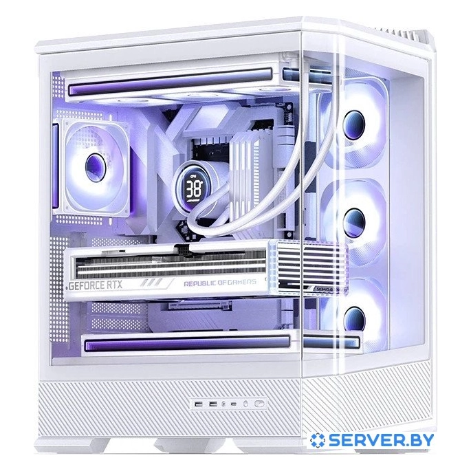 Корпус Jonsbo D400 (белый). Фото 3