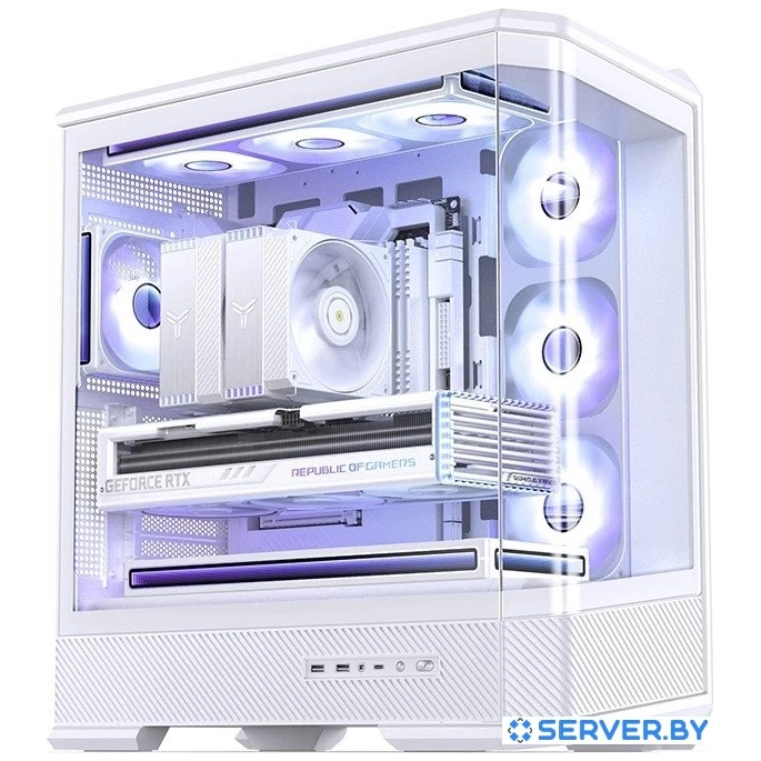 Корпус Jonsbo D400 (белый). Фото 4