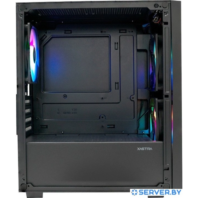 Корпус XASTRA A306M 3FRGB (черный). Фото 3
