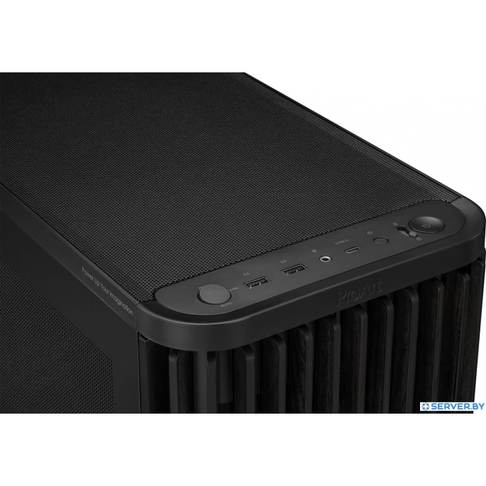 Корпус ASUS ProArt PA401 Wood Edition - Mesh Panel (черный). Фото5