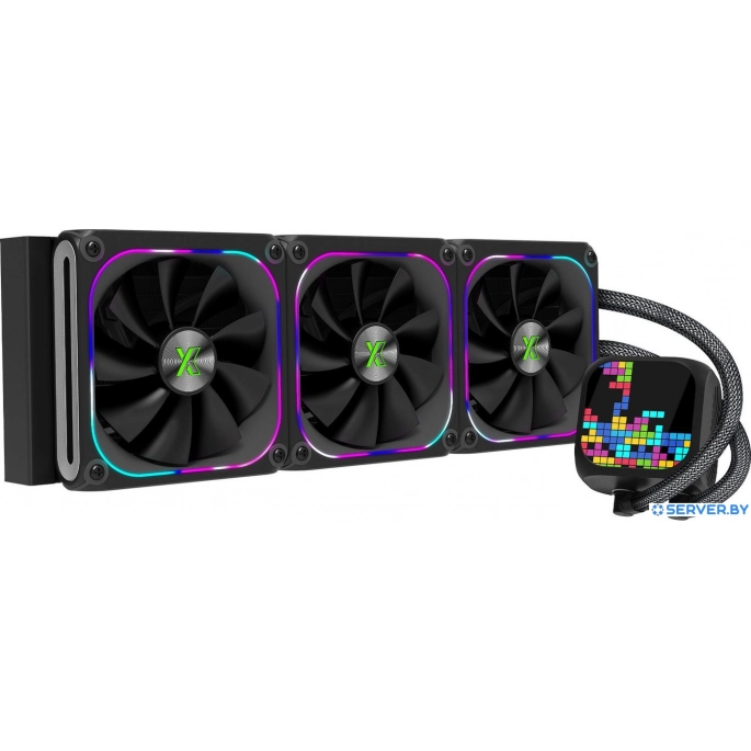 Система жидкостного охлаждения для процессора XASTRA Astra LZ360 ARGB BK. Фото 1