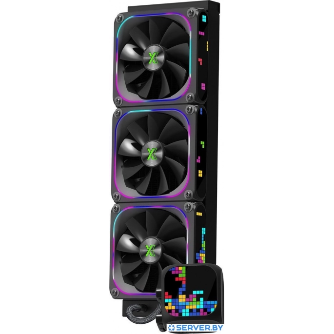 Система жидкостного охлаждения для процессора XASTRA Astra LZ360 ARGB BK. Фото 2