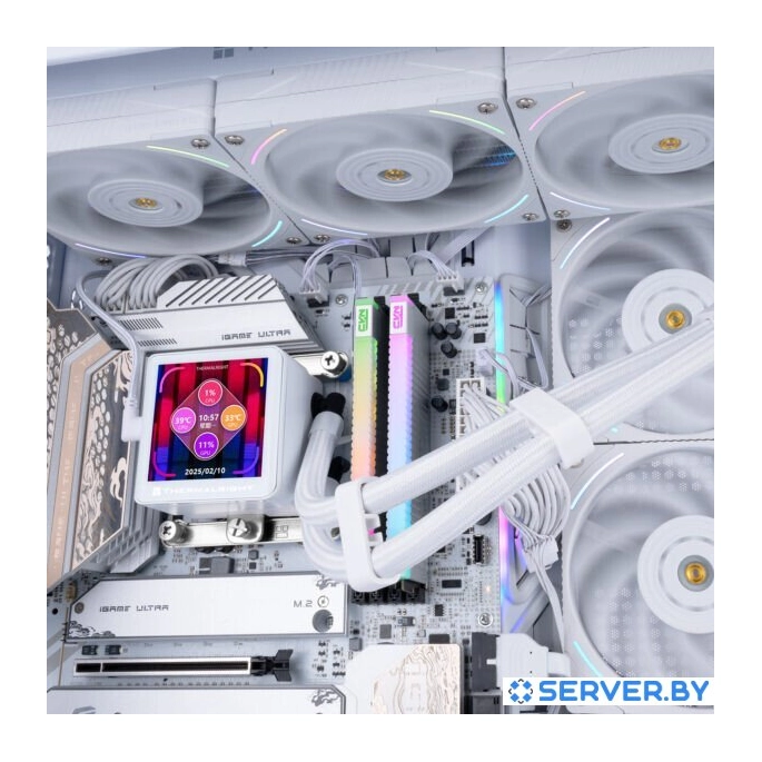 Система жидкостного охлаждения для процессора Thermalright Frozen Vision 360 ARGB V2 (белый). Фото 5