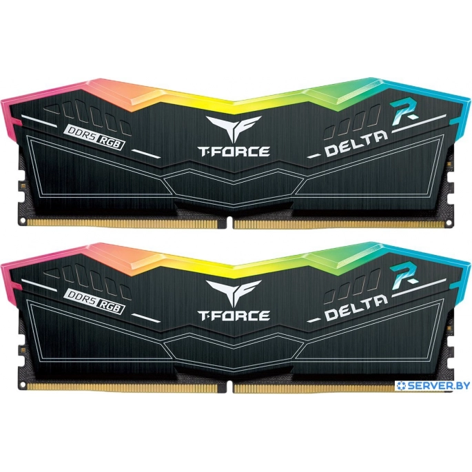 Оперативная память Team T-Force Delta RGB 2x32ГБ DDR5 6400 МГц FF3D564G6400HC30CDC01. Фото 1