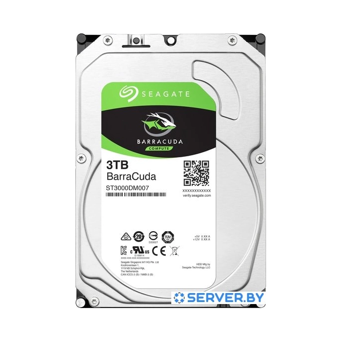 Жесткий диск Seagate BarraCuda 3TB ST3000DM007. Фото 1