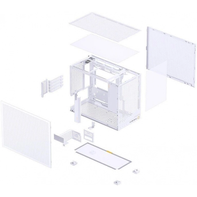 Корпус Jonsbo D32 Pro Mesh (белый). Фото 5