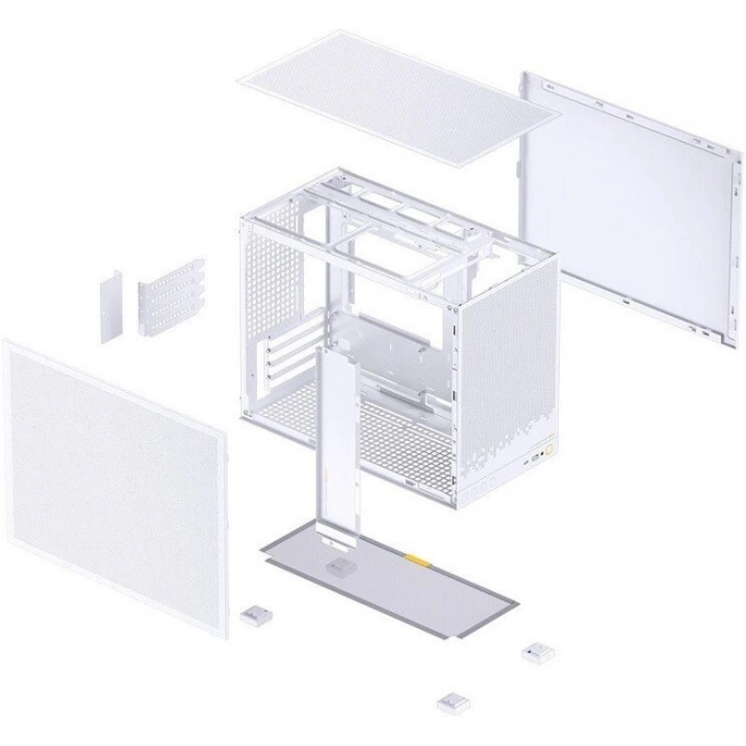 Корпус Jonsbo D32 Std Mesh (белый). Фото 5