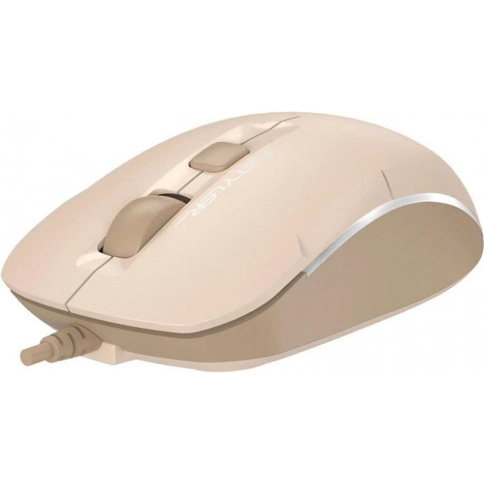 Мышь A4Tech Fstyler FM26 (бежевый). Фото 2