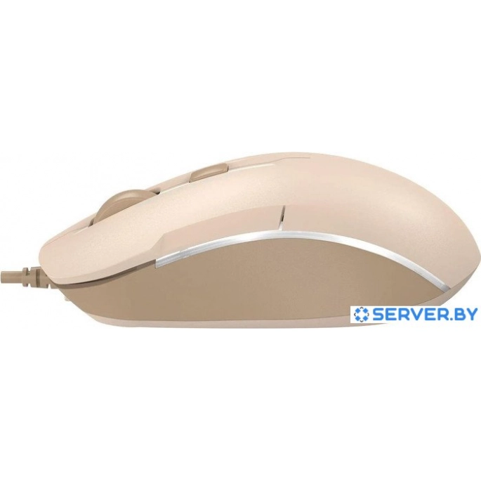Мышь A4Tech Fstyler FM26 (бежевый). Фото 4