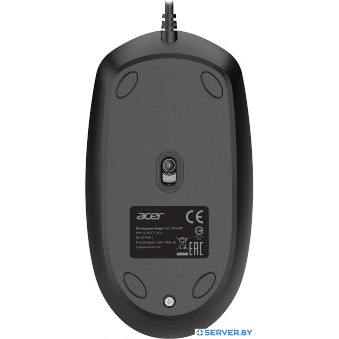 Мышь Acer OMW401 (черный). Фото4