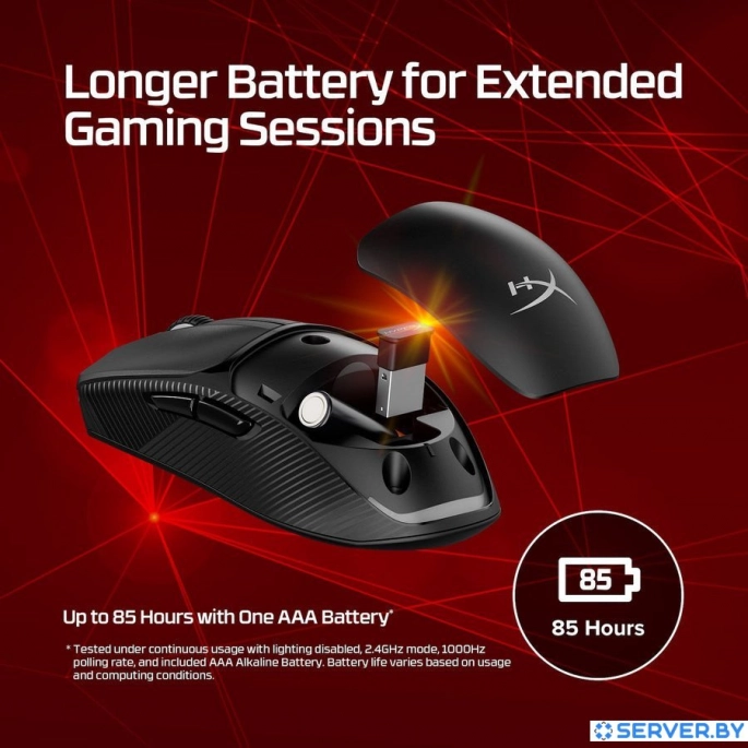 Игровая мышь HyperX Pulsefire Fuse Wireless. Фото 4