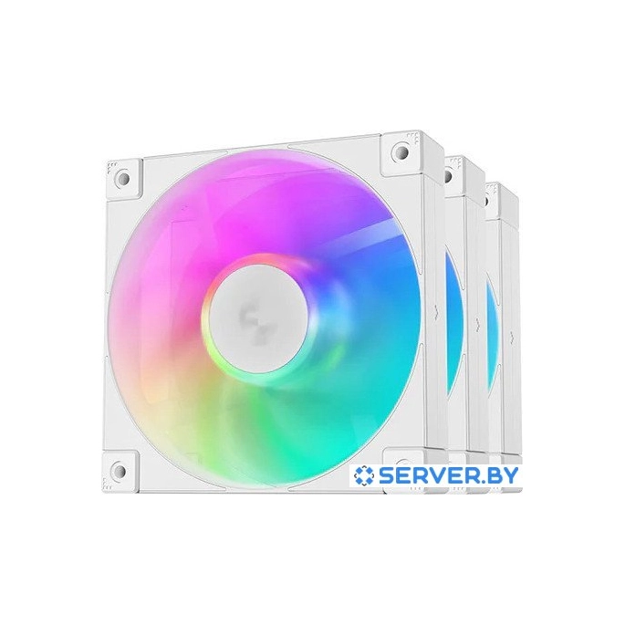 Комплект вентиляторов для корпуса DeepCool FD12 ARGB R-FD12-WHAPN3-G. Фото 1