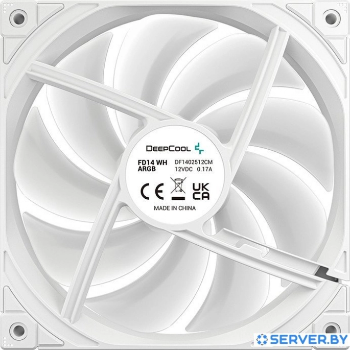 Вентилятор для корпуса DeepCool FD14 ARGB R-FD12-WHAPN1-G. Фото 5