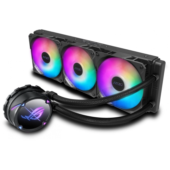 Система жидкостного охлаждения для процессора ASUS ROG Strix LC II 360 ARGB. Фото1