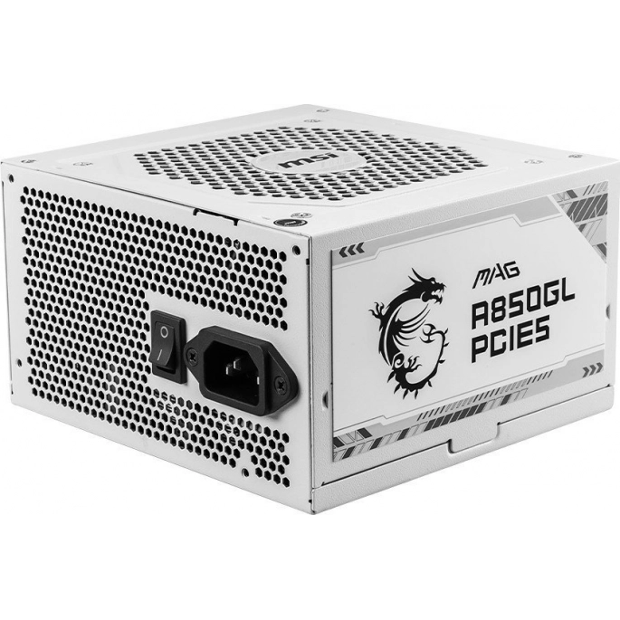 Блок питания MSI MAG A850GL PCIE5 WHITE. Фото 2