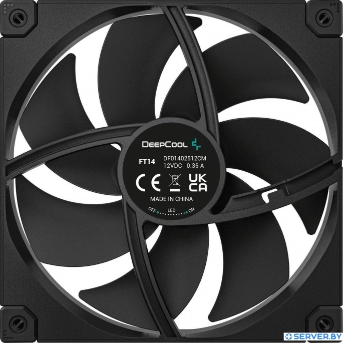 Вентилятор для корпуса DeepCool FT14 R-FT14-BKWPN1-G. Фото3