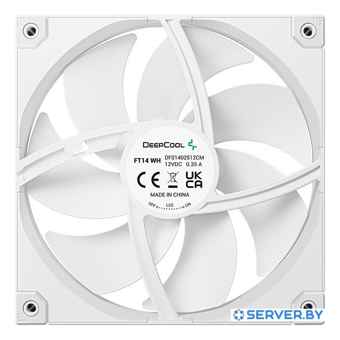 Вентилятор для корпуса DeepCool FT14 R-FT14-WHWPN1-G. Фото 3
