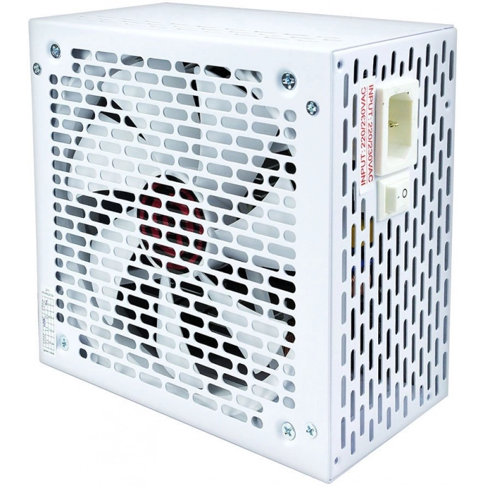 Блок питания Ginzzu PC600 (белый). Фото 1